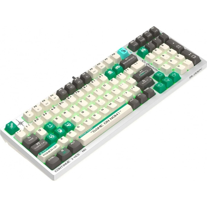 Клавиатура A4Tech Bloody S98 Pixels Green (Bloody BLMS Red Plus, нет кириллицы). Фото4