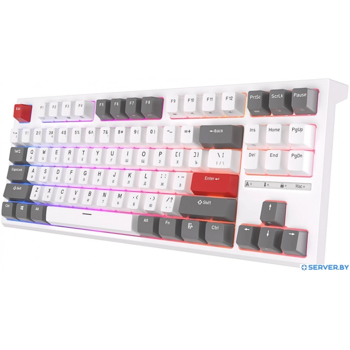Клавиатура Royal Kludge RK-R87 RGB (белый, RK Blue). Фото 2