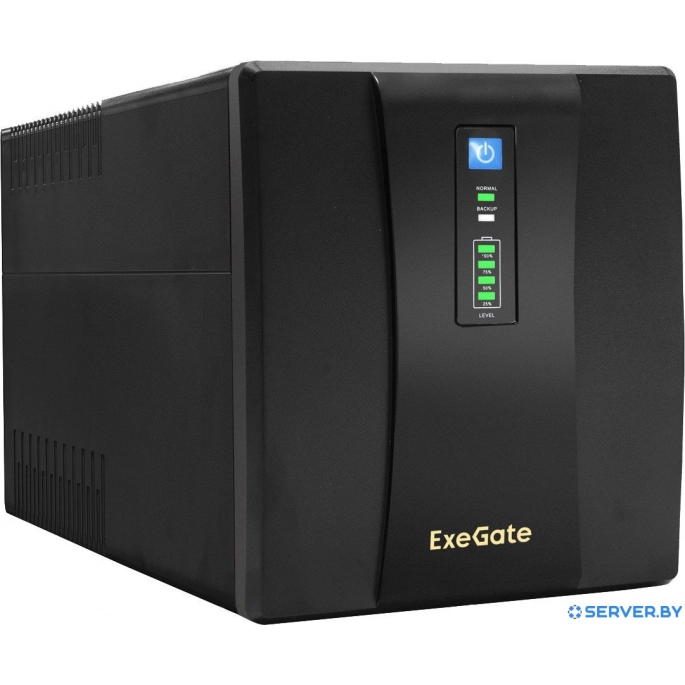 Источник бесперебойного питания ExeGate SpecialPro UNB-1500.LED.AVR.4SH EP285499RUS. Фото 1