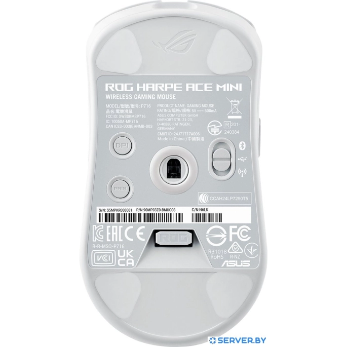 Игровая мышь ASUS ROG Harpe Ace Mini White. Фото2