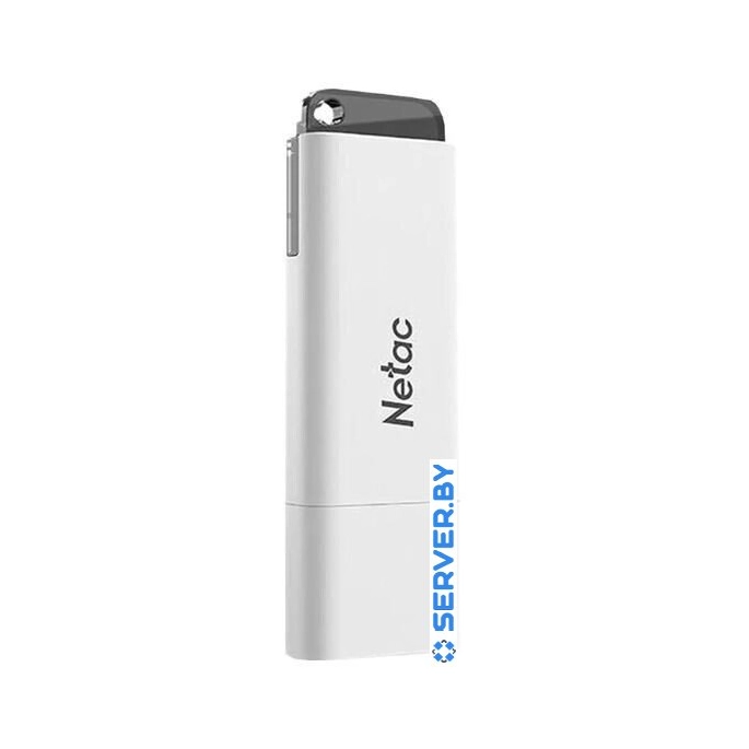 USB Flash Netac U185 USB2.0 4GB NT03U185N-004G-20WH (белый). Фото 1