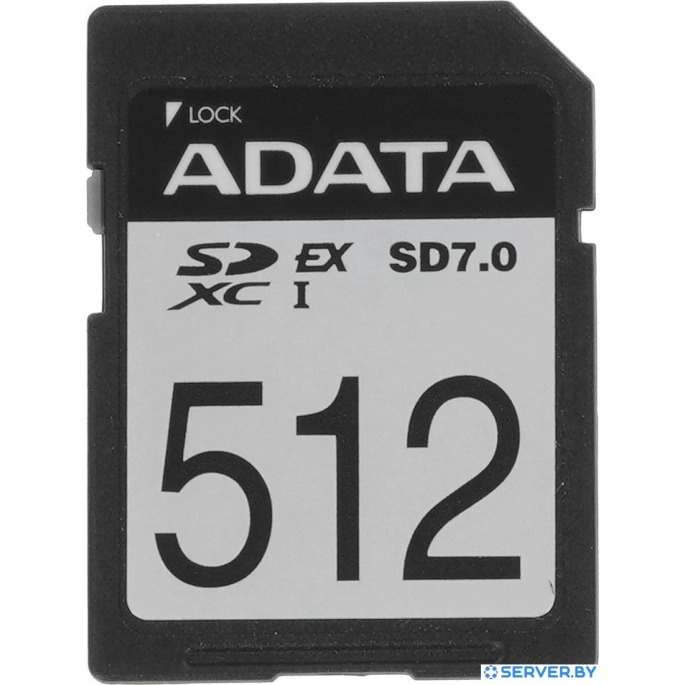 Карта памяти ADATA Premier Extreme SDXC SD 7.0 512GB ASD512GEX3L1-C. Фото 1
