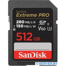 Карта памяти SanDisk Extreme PRO SDXC SDSDXEP-512G-GN4IN 512GB