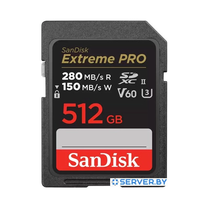 Карта памяти SanDisk Extreme PRO SDXC SDSDXEP-512G-GN4IN 512GB. Фото 1