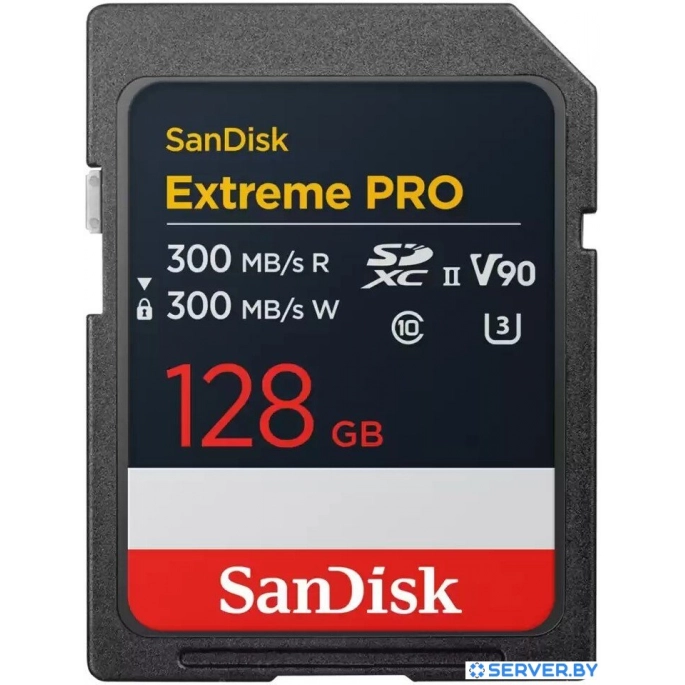 Карта памяти SanDisk Extreme PRO SDXC SDSDXDM-128G-GN4IN 128GB. Фото 1