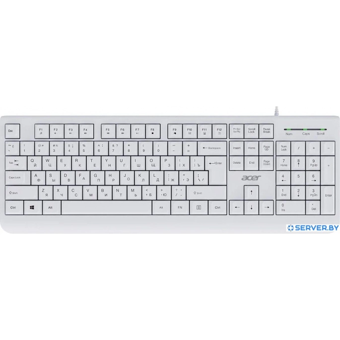 Клавиатура Acer OKW400 (белый). Фото 1