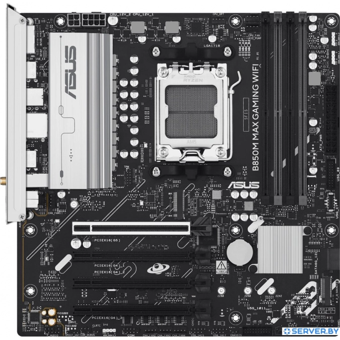Материнская плата ASUS B850M Max Gaming WiFi. Фото 1