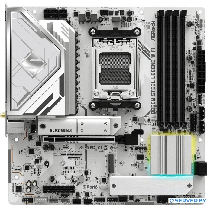 Материнская плата ASRock B850M Steel Legend WiFi. Фото 2