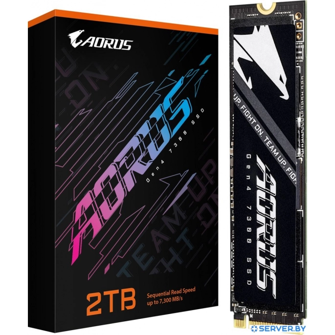 SSD Gigabyte Aorus Gen4 7300 2TB AG4732TB N. Фото4