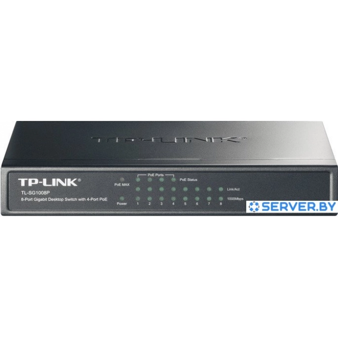 Коммутатор TP-Link TL-SG1008P. Фото 1