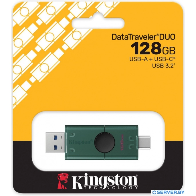 USB Flash Kingston DataTraveler Duo 128GB DTDEG2/128GB. Фото4