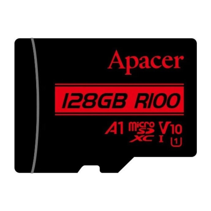 Карта памяти Apacer AP128GMCSX10UB-R 128GB (с адаптером). Фото 2