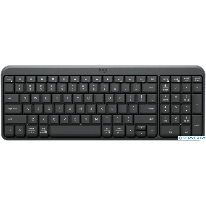 Клавиатура Logitech K250 Compact Bluetooth Wireless Keyboard 920-013452 (графит). Фото 1