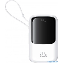 Внешний аккумулятор Baseus Qpow Pro+ Digital Display Fast Charge 22.5W 10000mAh (белый)