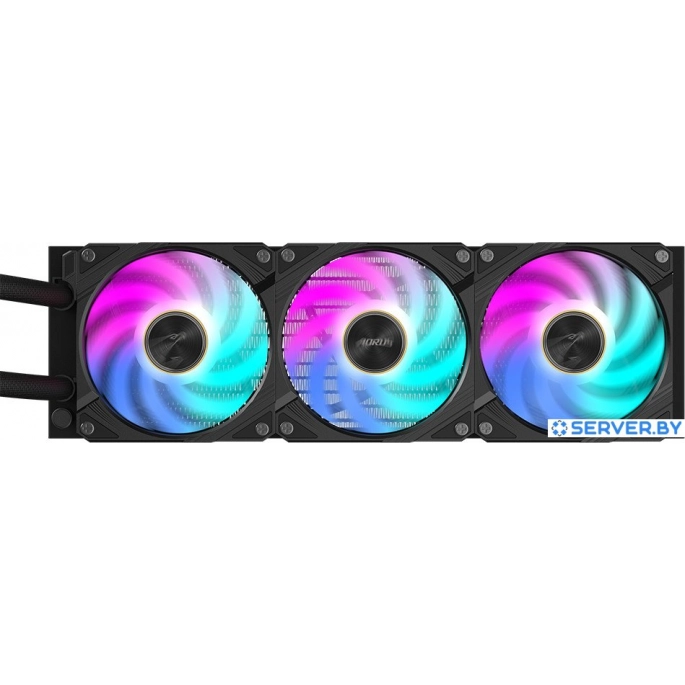 Жидкостное охлаждение для процессора Gigabyte Aorus Waterforce X II 360. Фото 3