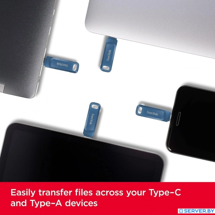 USB Flash SanDisk Ultra Dual Drive Go Type-C 32GB SDDDC3-032G-G46NB. Фото 2