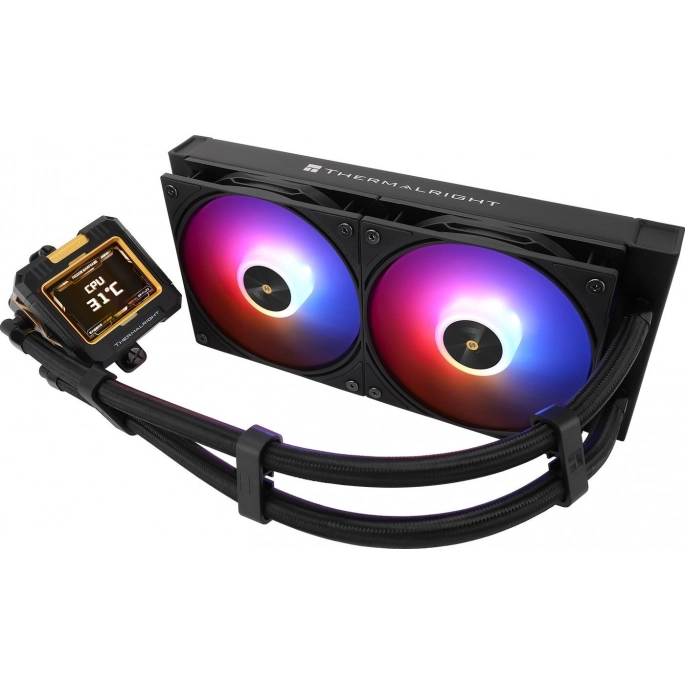 Система жидкостного охлаждения для процессора Thermalright Frozen Warframe 240 ARGB (черный). Фото 3