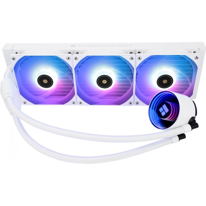 Система жидкостного охлаждения для процессора Thermalright Frozen Notte 360 ARGB V2 (белый). Фото 4