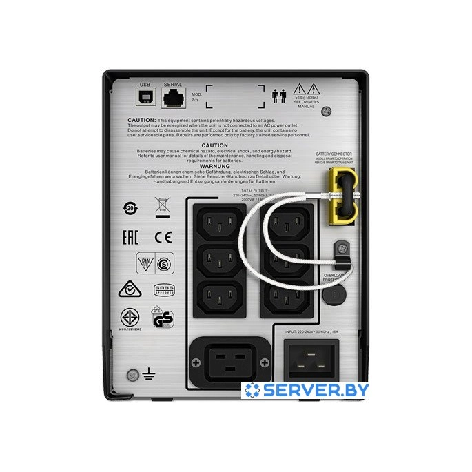 Источник бесперебойного питания APC Smart-UPS C 2000VA LCD 230V (SMC2000I). Фото2