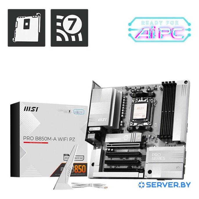 Материнская плата MSI Pro B850M-A WiFi PZ. Фото 5