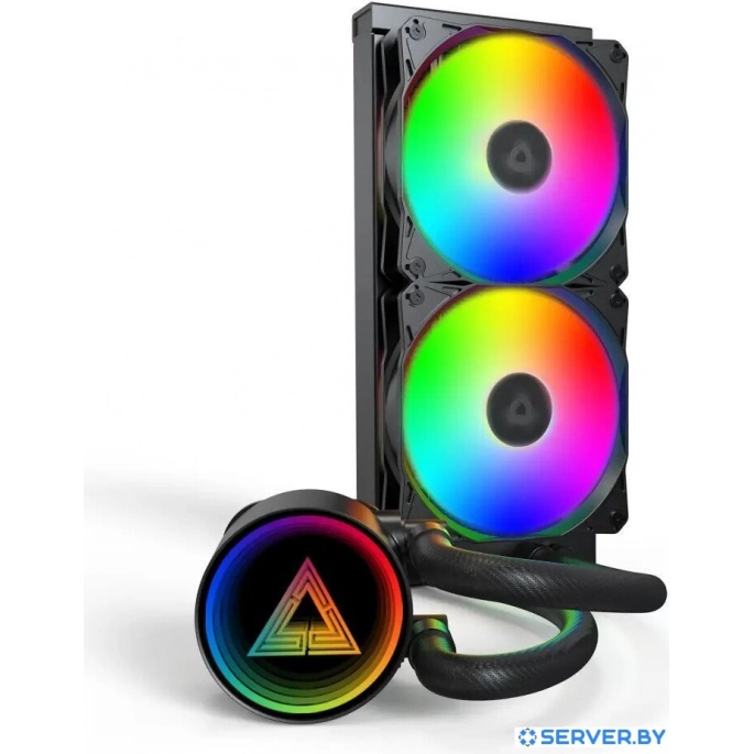 Montech LightFlow ARGB 240 (черный). Фото 2
