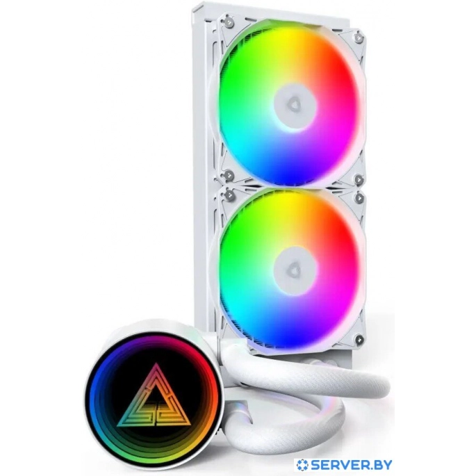 Montech LightFlow ARGB 240 (белый). Фото 2