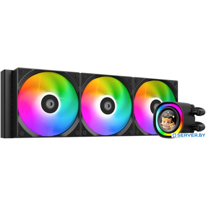 Система жидкостного охлаждения для процессора ID-Cooling FX360 LCD. Фото 1