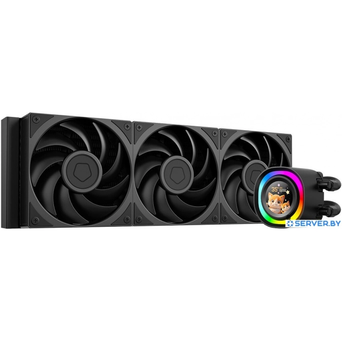 Система жидкостного охлаждения для процессора ID-Cooling FX360 LCD PE. Фото 1