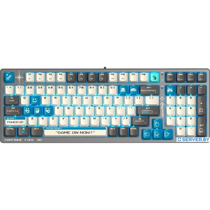 Клавиатура A4Tech Bloody S98 Pixels Blue (Bloody BLMS Red Plus, нет кириллицы). Фото1