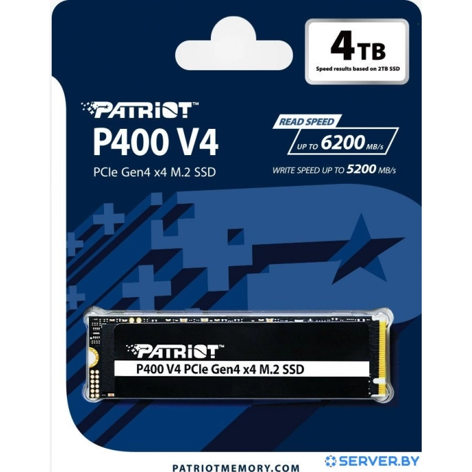 SSD Patriot P400 V4 4TB P400VP4TBM28H. Фото 5