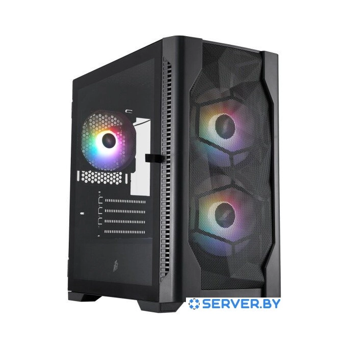 Корпус 1stPlayer D4-M FRGB (черный). Фото 1