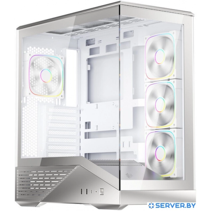 Корпус 1stPlayer GM7 ARGB GM7-SV-3FN7R-W-1FN7-W (серебристый). Фото 1