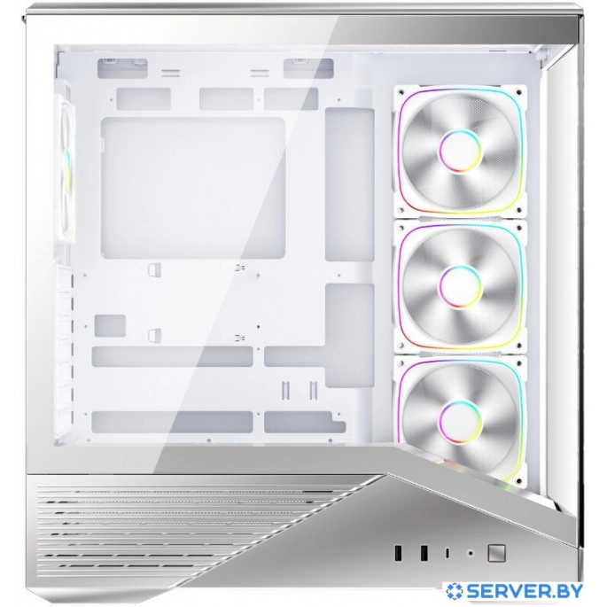 Корпус 1stPlayer GM7 ARGB GM7-SV-3FN7R-W-1FN7-W (серебристый). Фото 2