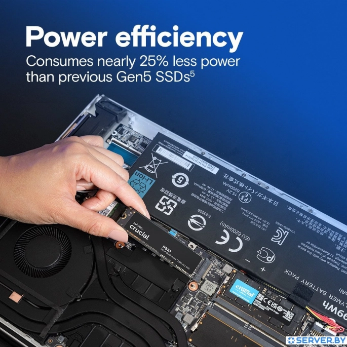 SSD Crucial P510 1TB CT1000P510SSD8. Фото 5