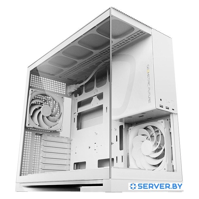 Корпус Geometric Future Model 5 5FAN (белый). Фото 3