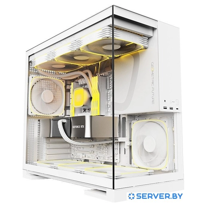 Корпус Geometric Future Model 5 5FAN (белый). Фото 4