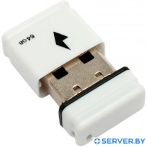 USB Flash Gembird GFL-2.0-64mini 64Gb (белый)