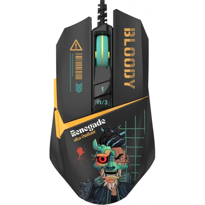 Игровая мышь A4Tech Bloody W63 Max Renegade (черный). Фото1
