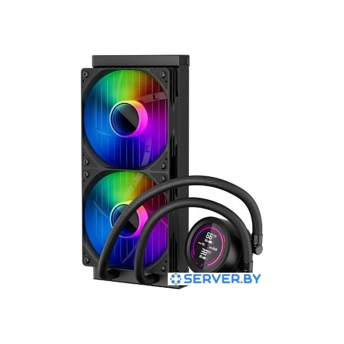 Система жидкостного охлаждения для процессора 1stPlayer TS4 240 (черный). Фото 4