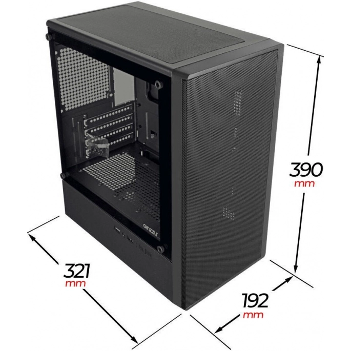 Корпус Ginzzu CL401. Фото 3
