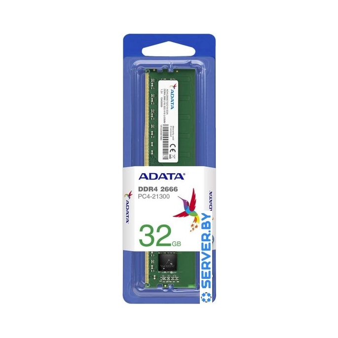 Оперативная память A-Data 16GB DDR4 PC4-21300 AD4U266616G19-BGN. Фото 2