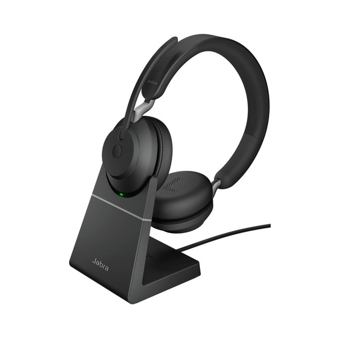 Наушники Jabra Evolve2 65 MS Stereo USB-A Desk (черный). Фото 1