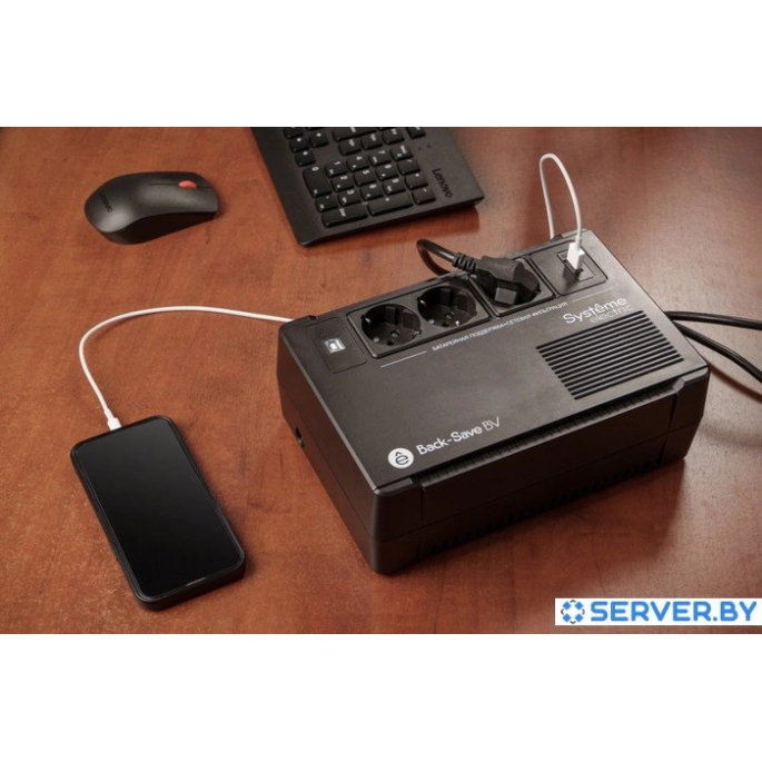 Источник бесперебойного питания Systeme Electric BVSE800RS. Фото 4