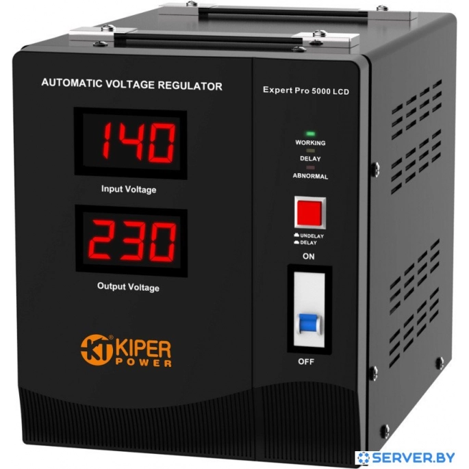 Стабилизатор напряжения Kiper Power Expert Pro 5000 LCD. Фото1