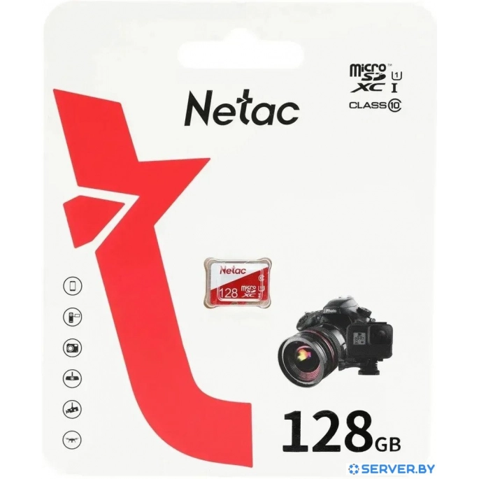 Карта памяти Netac microSDXC P500 ECO 128GB. Фото1