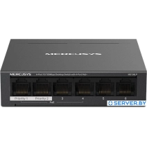 Неуправляемый коммутатор Mercusys MS106LP