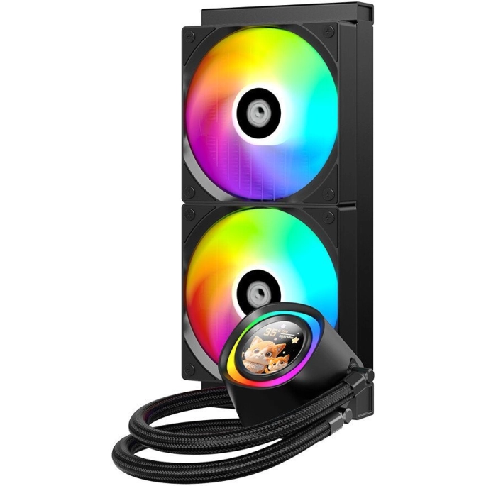 Система жидкостного охлаждения для процессора ID-Cooling FX240 LCD. Фото 2