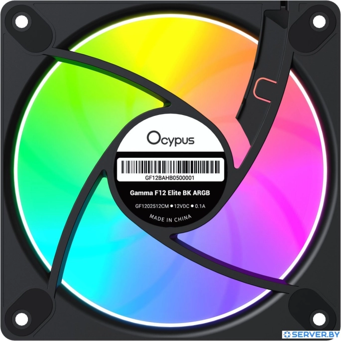 Комплект вентиляторов для корпуса Ocypus Gamma F12 Elite BK ARGB Reverse Blade 3IN1. Фото 3