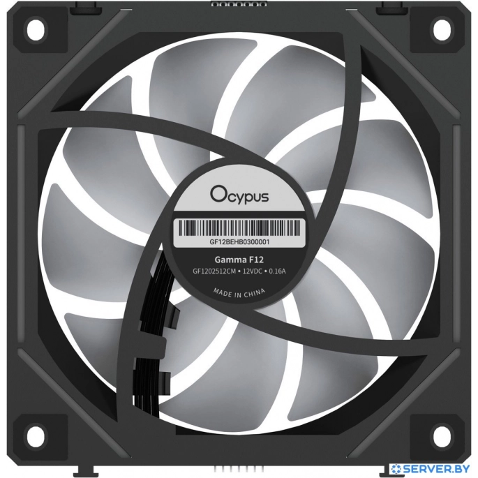 Комплект вентиляторов для корпуса Ocypus Gamma F12 Uni BK ARGB Reverse Blade 3IN1. Фото4