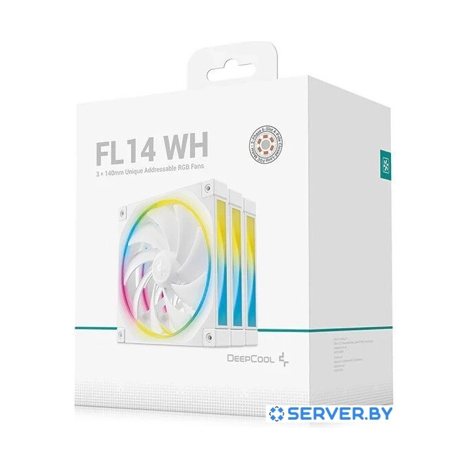 Комплект вентиляторов для корпуса DeepCool FL14 WH 3 IN 1 R-FL14-WHAPN3-G. Фото5